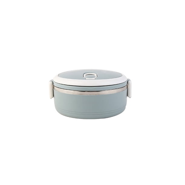 Matsuzay Fiambrera de acero inoxidable PP, contenedores de almacenamiento de aislamiento de alimentos de plástico, cajas Bento resistentes al Cocina y Comedor Gris