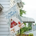 thumbnail image 2 of America Forever Winter At The Chalet House Flag, 28 x 40 inch Double Sided, Cabin Snowy Forest Cardinal, Happy Winter Banner, Holiday Outside Decorations Yard Flag, 2 of 4