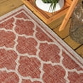 thumbnail image 5 of JONATHAN Y  Zinnia Textured Weave Indoor/Outdoor Area Rug 2 X 8 - Red/Beige, 5 of 5