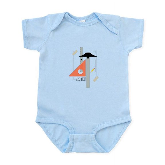 CafePress - Architect Body Suit - Baby Light Bodysuit, Size Newborn - 24 Months