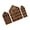 Reburn color, variant on Set of 3 Multip Sized Wooden Shadows Boxes Wall Display Shelves for Collectible Figures Storage Organizersle