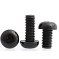 thumbnail image 3 of 10pcs Black Nylon Round head screw and nut set M8x50mm, 3 of 5