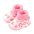 thumbnail image 6 of Generic Boys Sneakers Warming Cotton Shoes for Baby Girls Boy Warm Soft Booties Comfortable Toddler Breathable Walking Shoe for Toddlers/Little Kid/Big Kid ﻿(6-12 Months,Pink), 6 of 7