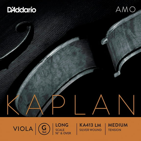 D'Addario Kaplan Amo Series Viola G String 16  in., Medium