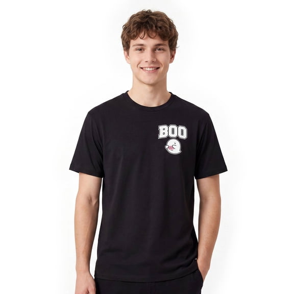 Mens Nintendo Varsity Boo Moods T Shirt
