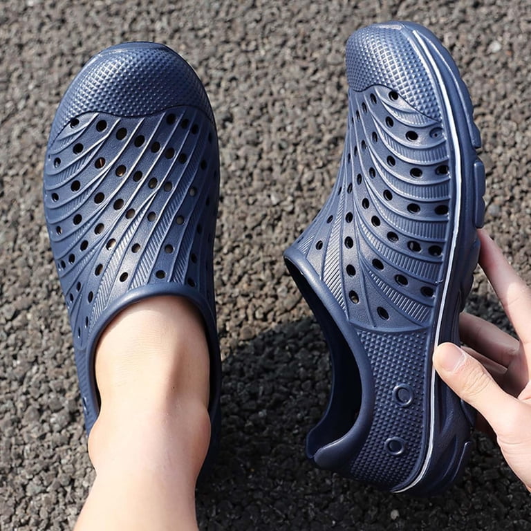 Mens Garden Clogs Shoes Outdoor Breathable Slip on Soft  display picture 2