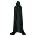 thumbnail image 3 of JTieacloth Unisex Hooded Velvet Cape with Hood for Men and Women, Witch Cloak Cape Dress Up, 3 of 5