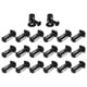 thumbnail image 1 of Uxcell 20-Pack M4 x 16 Juego de Anclajes de Puerta Huecos, Tuercas de Expansión de Pétalo para Pared Hueca [Negro], 1 of 6