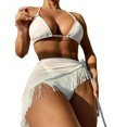 thumbnail image 3 of Trajes baño piezas para mujer, traje baño flores 3D traje baño Sexy corte alto, traje baño, 3 of 4