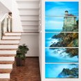 thumbnail image 1 of Boccale Castle on Cliff Rock and Sea - Beach Photo Canvas Print, 1 of 3