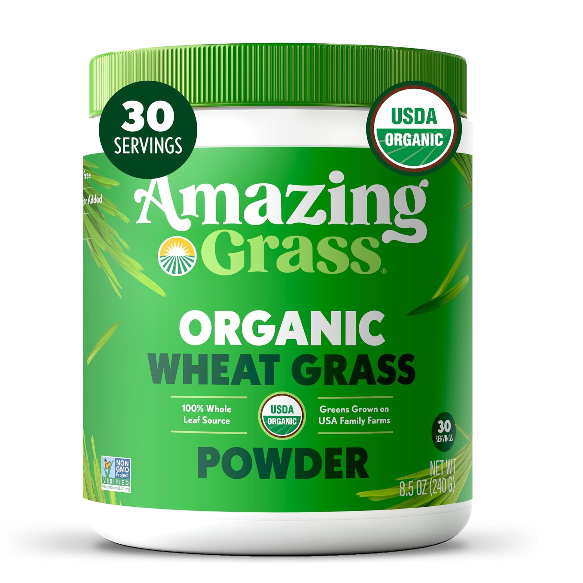 Amazing Grass, Organic Wheat Grass, 8.5 oz, 30 Servings