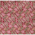 thumbnail image 4 of oneOone Organic Cotton Poplin Twill Fabric Leaves & Floral Block Decor Fabric Printed BTY 42 Inch Wide, 4 of 4