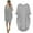 Gray, variant on IDALL Plus Size Dresses,Long Sleeve Dress Womens Pocket Loose Dress Ladies Crew Neck Casual Long Tops Dress Plus Size Elegant Dresses,Womens Dresses,Casual Dresses for Women Black Dress 2XL