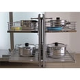 thumbnail image 5 of TUHOME Stainless steel Blind Corner Cabinet Organizer Silver, 5 of 11