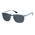 thumbnail image 2 of Antiglare Polarized Lens Mens Rectangular Slick Designer Sunglasses Blue Gunmetal Black, 2 of 4