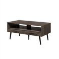 thumbnail image 4 of 40" Wood Coffee Table with Hairpin Legs - Slate Gray / Black, 4 of 6