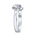 thumbnail image 2 of Bling Jewelry Womens Delicate Oval Gemstone Silver Ring for BFF Sorority Sister with Celtic Knot Design, 2 of 7