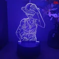 thumbnail image 5 of Figura de acción de One Piece Zoro Luffy Anime Night Lights, LED 3D, 16 colores que cambian, Usopp, Sanji, Chopper, Hancock, regalo de Navidad, 5 of 5