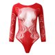 thumbnail image 3 of Gibobby Lencería para mujer sexy tangas Body de encaje calado a la para mujer, lencería Sexy, disfraces de Jacquard para mujer, Lencería de encaje Día de San Valentín(Rojo, Talla única), 3 of 5