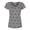 Granite Heather Star, variant on - Women's Star Print Scoop Neck Tee - 3629 - Natural Heather Star