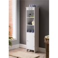 thumbnail image 1 of Inroom Furniture Designs BM1136 Bathroom Rack Solid Wood & Veneer - White, 1 of 1