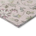 thumbnail image 4 of HomeRoots 597841 10 x 14 ft. Pink, Green & Gray Floral Washable Indoor & Outdoor Rectangle Area Rug, 4 of 5