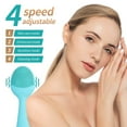 thumbnail image 4 of Vogacara Limpiador Facial, cepillos de limpieza a prueba de agua, lavadora, máquina de masaje, dispositivo, herramienta, suministro de cuidado Tratamientos faciales No.2, 4 of 6