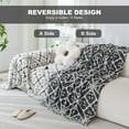 thumbnail image 2 of SHANNA Sofa Cover Boho Couch Cover for 1-2 Cushion Couch, Chenille Double Sided Slipcover for Dogs, Sofa Throw Loveseat Covers Futon Cover L Shaped Sofa Cover,180x260cm, 2 of 11