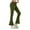 Army Green, variant on Flare Leggings for Womens Stretchy Slim Fit Leg Pants High Waisted Dance Yoga Flared Leggings Skinny Pull On Work Pants Office Casual Slacks Skinny Jean Leggings