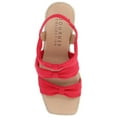 thumbnail image 4 of Journee Womens Santorynn Sling Back Espadrille Platform Wedge Sandals, 4 of 9