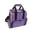 thumbnail image 2 of Bolsa de almacenamiento de esmalte de uñas de doble capa Estuche de esmalte de uñas Capacidad para 80 botellas 15ml 0.5 fl Bolso portátil púrpura Sunnimix Estuche de transporte de esmalte de uñas, 2 of 8