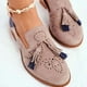 thumbnail image 3 of Minnieouse 1 par de zapatos finos de PU para mujer, borlas de otoño, reemplazo informal, zapatos bajos elegantes para niñas, calzado, tamaño de Type2 NO2, 3 of 6