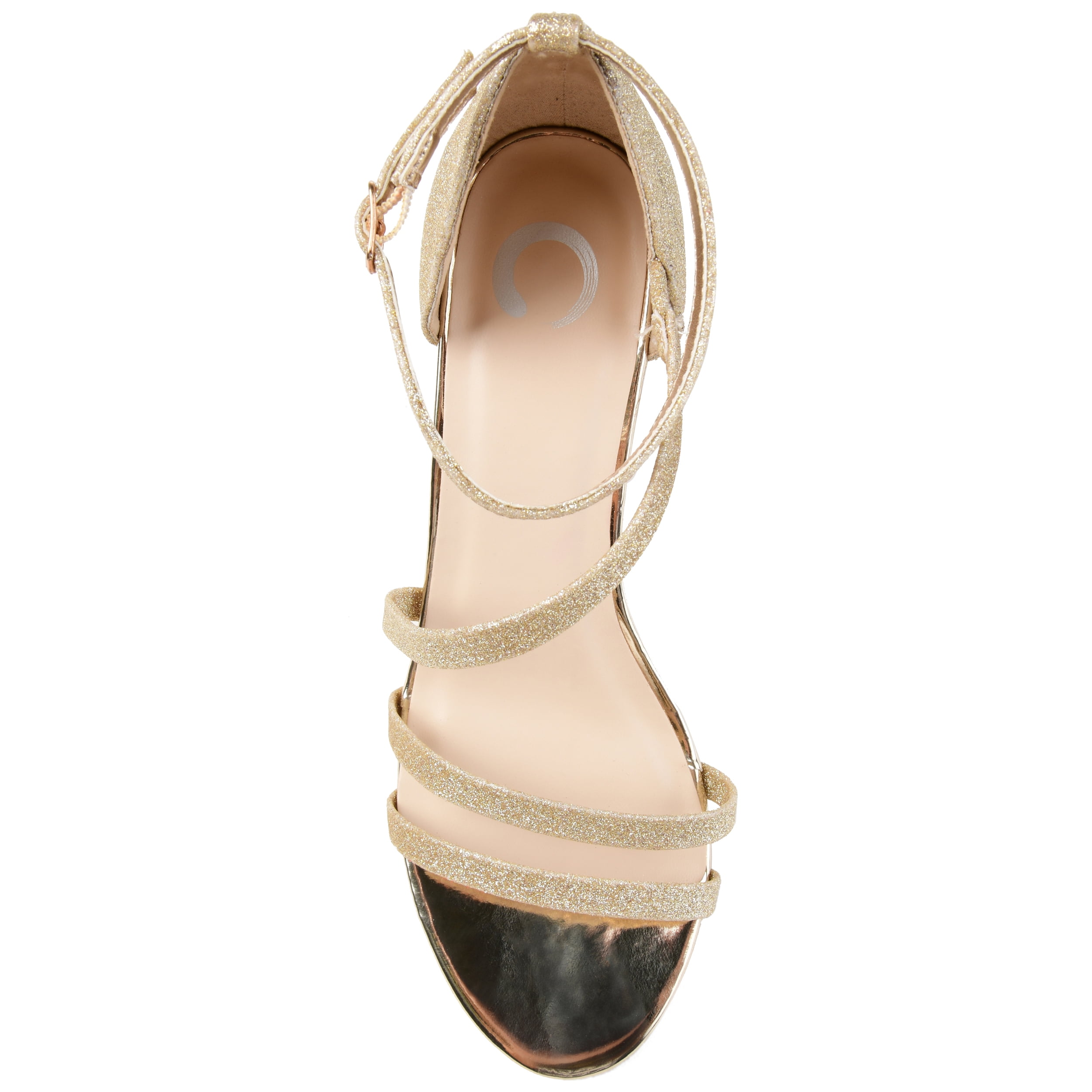 Journee Womens Bella Open Round Toe Block Heel Evening Dress Sandals, Widths Available