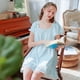 thumbnail image 5 of Camisón de manga corta de algodón suelto de talla grande falda de mujer corte de verano dulce princesa lindo pijamas ropa de casa, 5 of 6