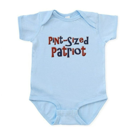 CafePress - Pint Sized Patriot Infant Bodysuit - Baby Light Bodysuit, Size Newborn - 24 Months