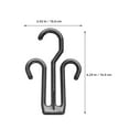 thumbnail image 2 of Hemobllo 50Pcs Portable Hanging Shoe Drying Rack with Versatile Hooks for Sneakers Sandals and Slippers, 2 of 8