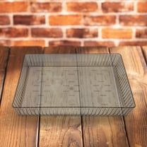 LHNFT Clear Plastic Storage Bins, Kitchen Supplies Storage Box, Pantry Organizer Bins for Refrigerator, Fridge, Cabinet, Kitchen, Countertops, Cupboard, Freezer Organization, Home Essential