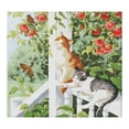 thumbnail image 2 of estampado de gato, conjunto de trabajo hecho 14CT Zulema Kits de punto de cruz para adultos, 2 of 8