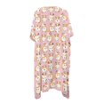thumbnail image 2 of HELLHERO High Quality Fabrics Beach Cover Up for Summer Vacation Casual Loose Free Size Long Kimono Swimsuit Cover Up Cute Hamster, 2 of 4