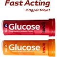 thumbnail image 3 of ELOVATE Fast Acting Glucose Tablets – 4g Each, Multiflavor (Peach & Raspberry) – Gluten Free, Fat Free, 4 Tubes (40 Count) – Quick Dissolving Energy Supplement, 3 of 10