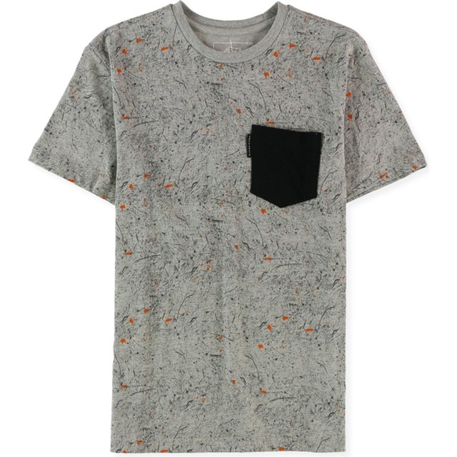 Camiseta gráfica Pocket 11 Ecko Unltd. para hombre gris pequeña