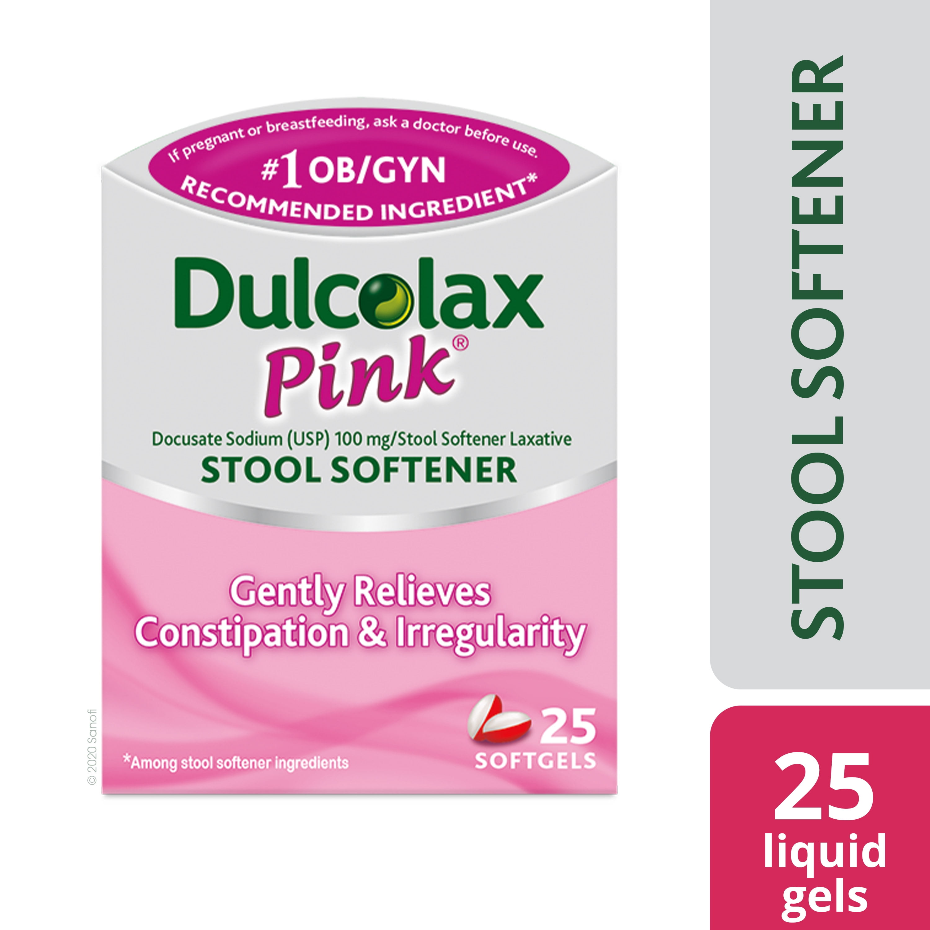 Dulcolax Pink Overnight Relief Stimulant Laxative, Bisacodyl, 5 mg