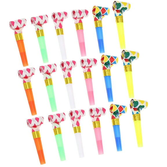 20 Pcs Blow Roll Air Blower Party Horns Blowouts Noisemakers Toy Party Blower Child