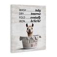thumbnail image 3 of Stupell Industries Funny Laundry Timing Quotes and Sayings Painting Wrapped Canvas Canvas Art Print Wall Art, 24 x 30, 3 of 7