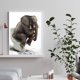 thumbnail image 5 of Cuadros Decorativos 5D DIY resina divertido Animal baño imagen completo redondo taladro diamante pintura arte JShteea Nuevos Originales, 5 of 9