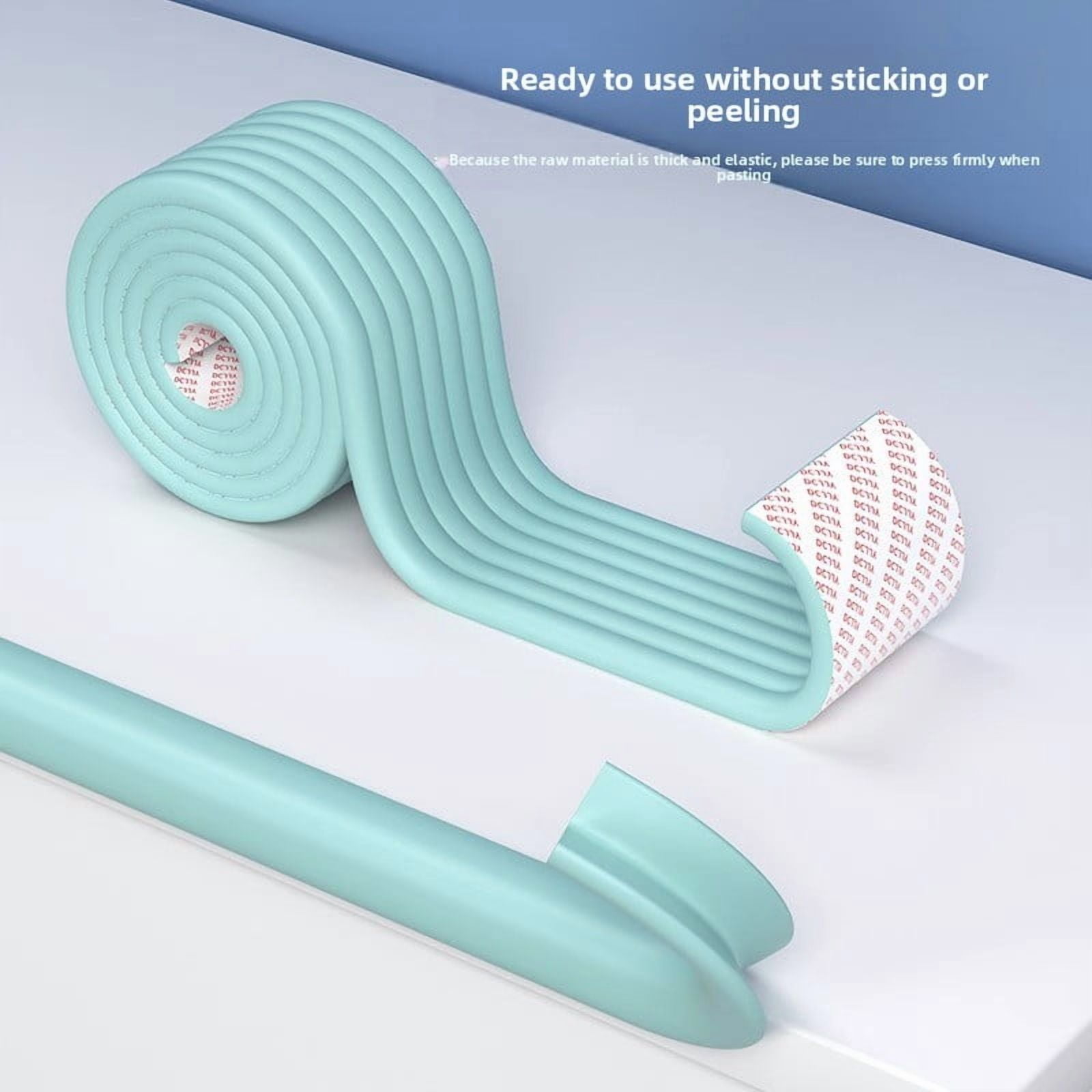 2m edge and corner protection anti-collision strips, L-shaped and W-shaped, waterproof and anti-fouling, elastic and soft, caring for the health of the baby, suitable for table corners, windows, corn