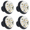 thumbnail image 2 of 4 Pcs Daisy Knobs for Kitchen Cabinet Cupboard Dresser Bookcase Drawer Pulls Handles Round Home Decor, 2 of 8