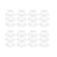 thumbnail image 3 of Serenable 200x Ink Cups Heart Shaped Pigment Disposable Container Pigment for Permanent Makeup Supplies White, 3 of 9
