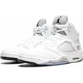 thumbnail image 1 of 136027-130 N I-K-E A i r-Jor-dan 5 Retro Metallic White 2015 (Men's), 1 of 6