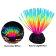 thumbnail image 5 of Soft Silicone Glowing Aquarium Anemone Aquatic Artificial Coral for Fish Tank Blue 18.5cm Height, 5 of 7